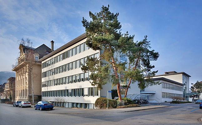Das Gebäude des Staatssekretariats